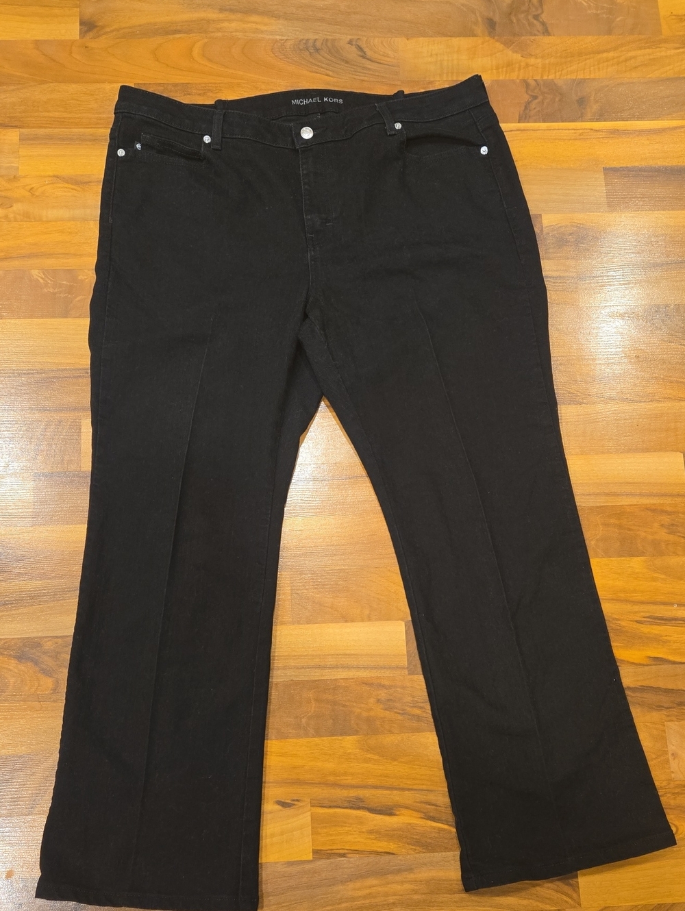 Michael Kors Black Wide Leg Jeans